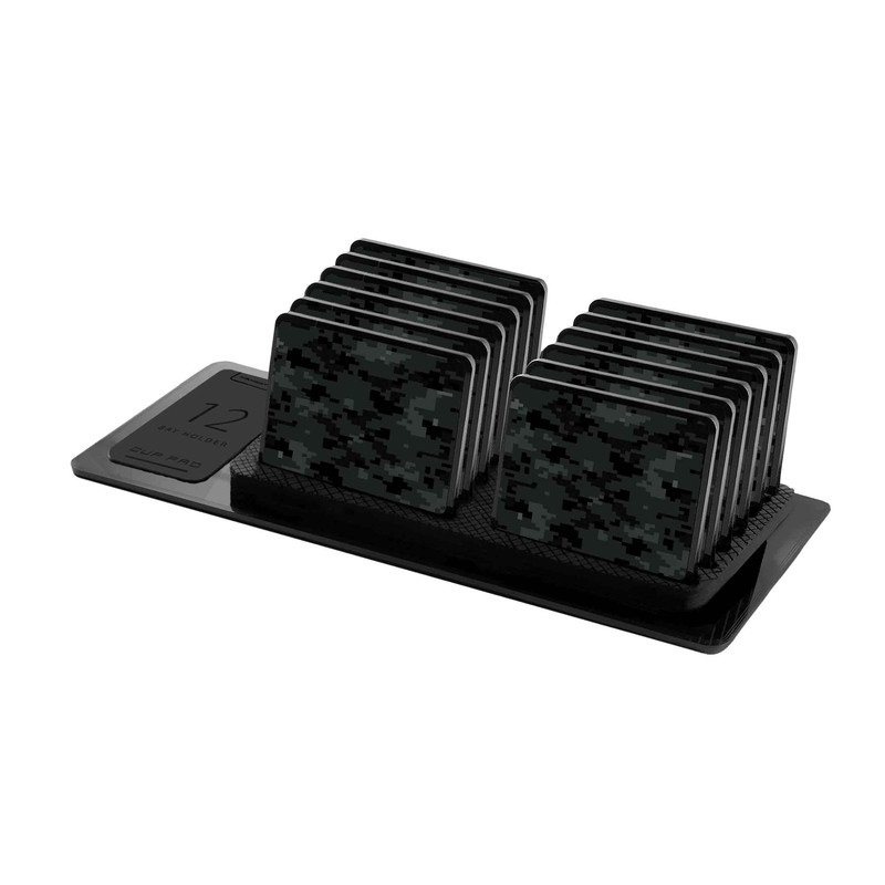 زیر لیوانی ماهوت مدل Night-Army-Pixel بسته 12 عددی