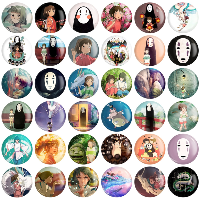 پیکسل خندالو طرح انیمه شهر اشباح Spirited Away کد 147 مدل بزرگ مجموعه 36 عددی