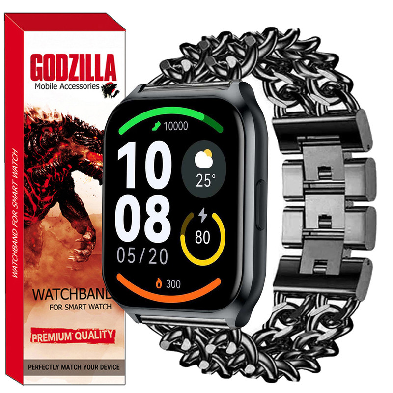 بند گودزیلا مدل CARTIR مناسب برای ساعت هوشمند هایلو LS02 Pro / RS3 LS04 / Watch 2 Pro