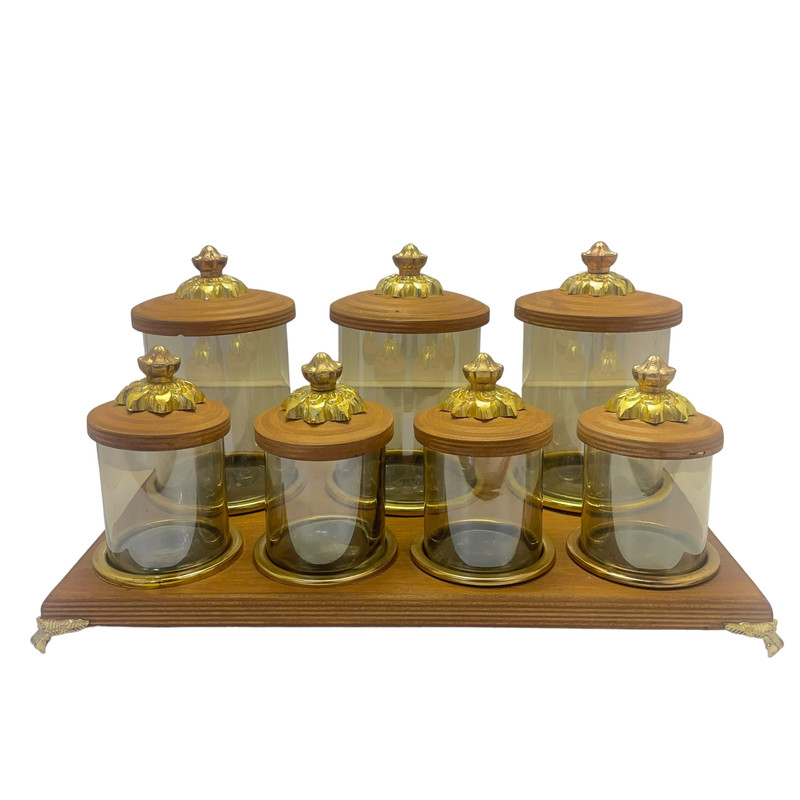 خرید و قیمت ست پاسماوری 7 پارچه مدل قلعه