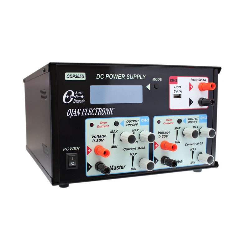 منبع تغذیه دوبل تراکینگ 30 ولت 5 آمپر اوژن الکترونیک مدل ODP-305U
