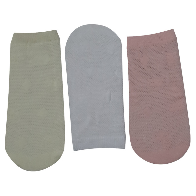 جوراب دخترانه کد 411 مجموعه 3 عددی