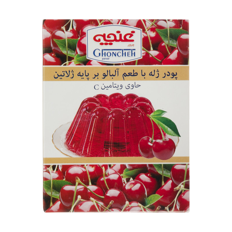 پودر ژله غنچه پرور با طعم آلبالو - 100 گرم