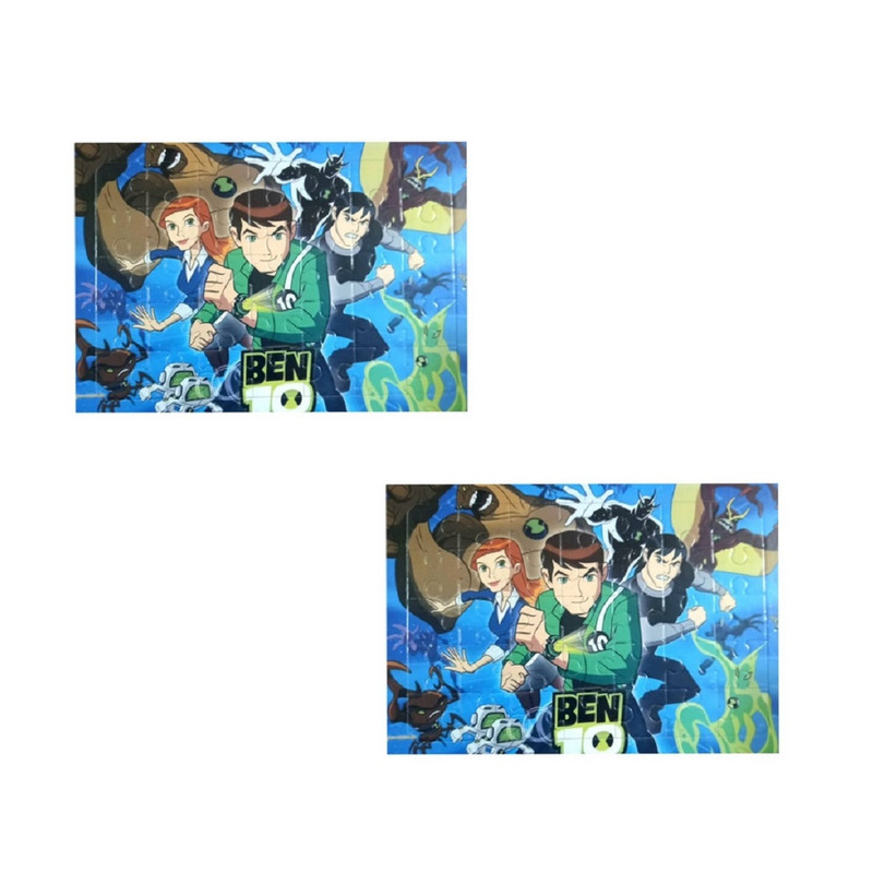 پازل 70 تکه مدل بن تن کد 007 بسته 2 عددی