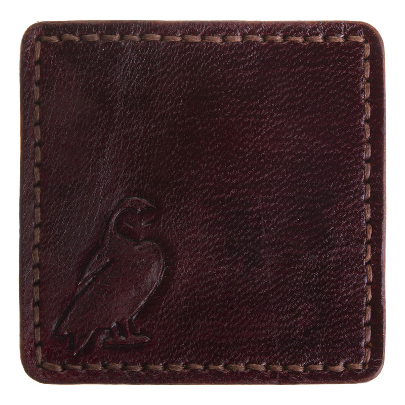 زیر لیوانی مدل جغد چرم طبیعی