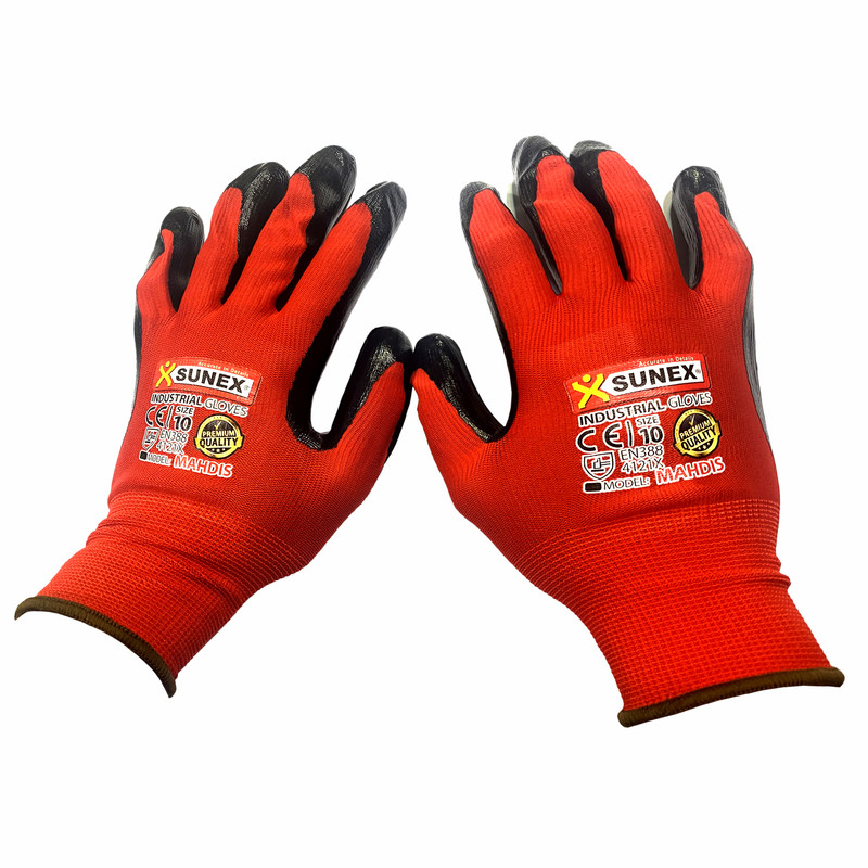 خرید و قیمت دستکش ایمنی سانکس مدل مهدیس