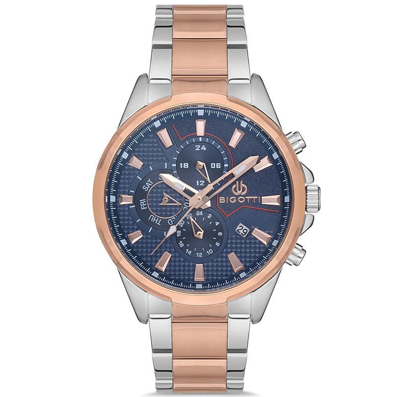 ساعت مچی عقربهای مردانه بیگوتی مدل 1.10124-3