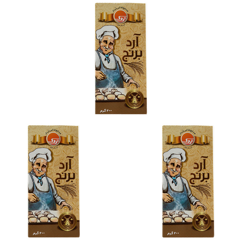 آرد برنج تردک - 200 گرم بسته 3 عددی