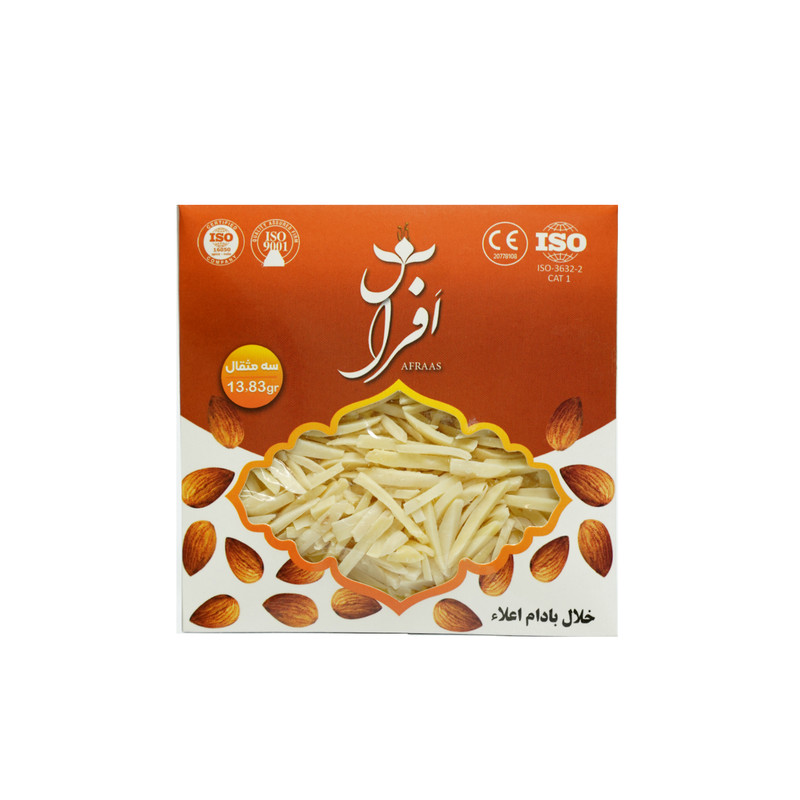 خلال بادام درختی درجه یک افراس - 13.83 گرم بسته 2 عددی
