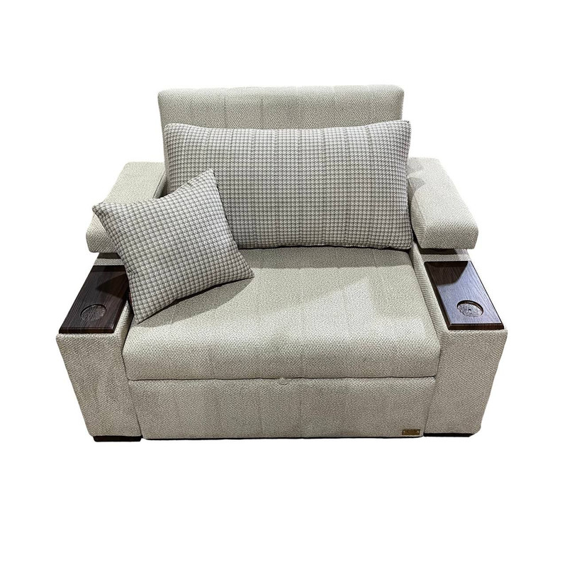 مبل تختخواب شو 1 نفره اورنگ مدل ریلی دسته دوبل 90