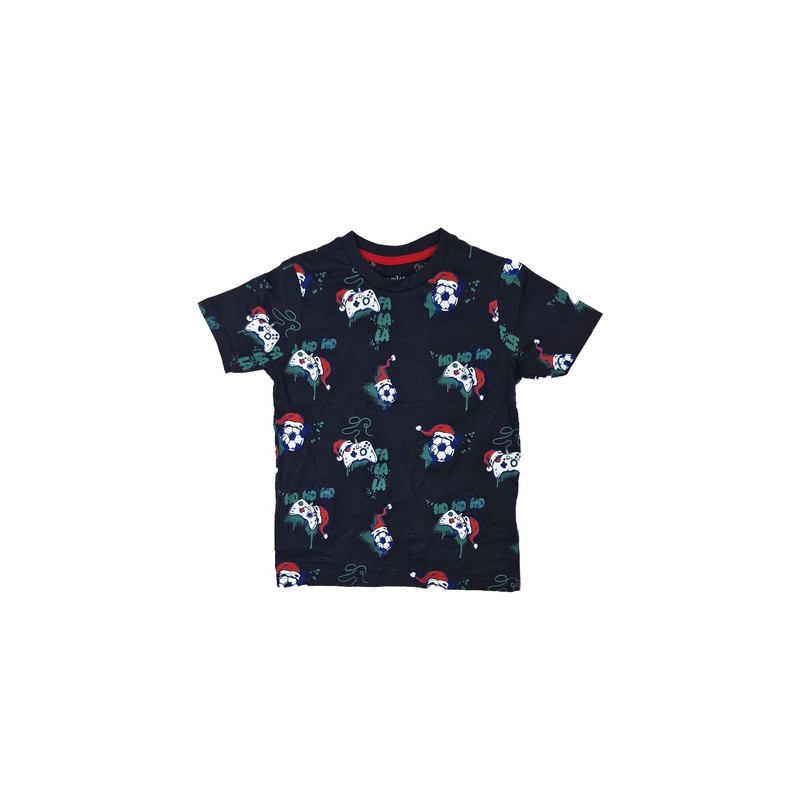 خرید و قیمت تی شرت آستین کوتاه پسرانه آنکو مدل GAME