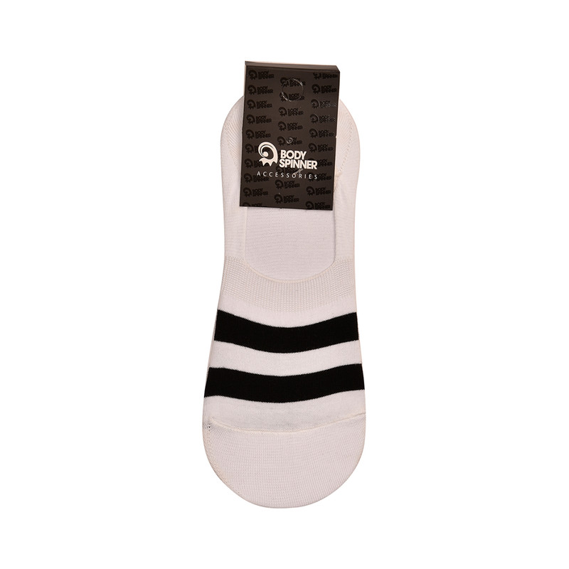 جوراب کالج مردانه بادی اسپینر مدل 2929 کد 1 رنگ سفید