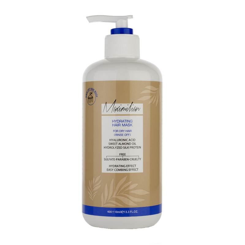 خرید و قیمت ماسک مو ماکسیمیلیان مدل آبرسان حجم 400 میلی لیتر