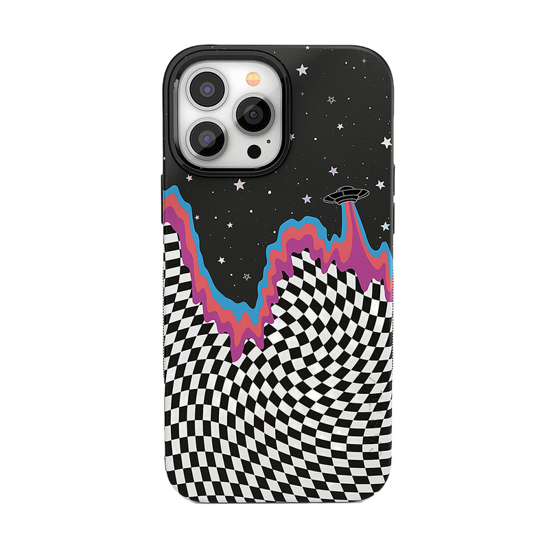 کاور کیسلی مدل UltraProtective-MagSafe-LongStrangeDripCheckeredSpace مناسب برای گوشی موبایل اپل iPhone 13 Pro Max