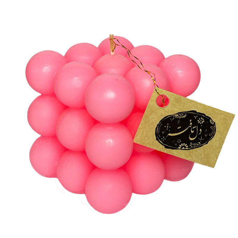 شمع دست ساز دل تافته مدل روبیک CA15