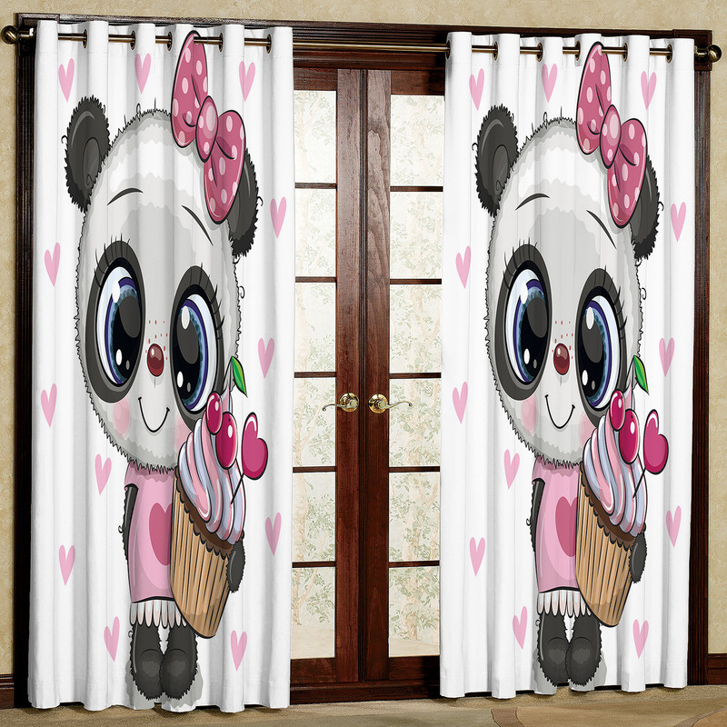 پرده مدل پاندا هازان پانچی کد 2156 سایز 140x200 سانتی متر