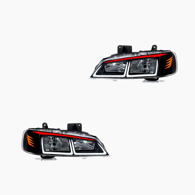 چراغ جلو خودرو گروه پژوهش صنعت مدرن مدل Frame-R مناسب برای پژو پارس بسته دو عددی