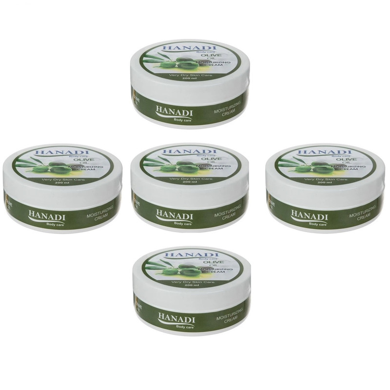 خرید و قیمت کرم مرطوب کننده دست هانادی مدل زیتون مناسب انواع پوست حجم 200 میلی لیتر مجموعه 5 عددی