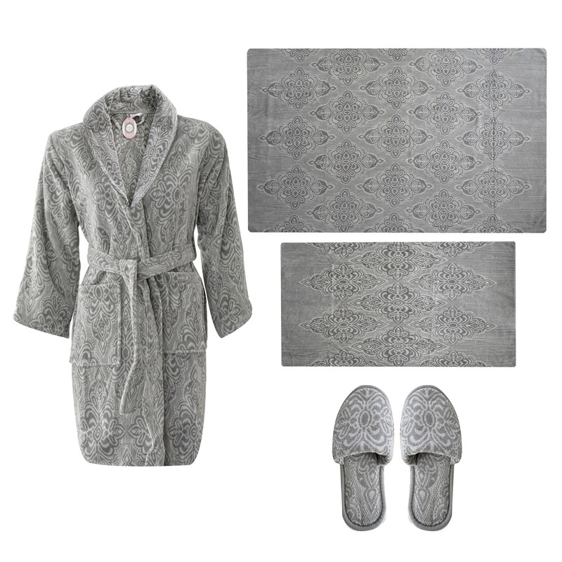 سرویس حوله پالتویی زنانه 4 تکه دانتلا ویتا مدل G - 2659814