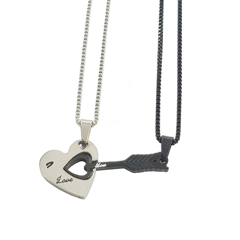 گردنبند شیک کده طرح قلب و تیر