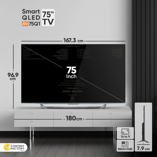تلویزیون کیو ال ای دی هوشمند شیائومی مدل 75Q1 سایز 75 اینچ8