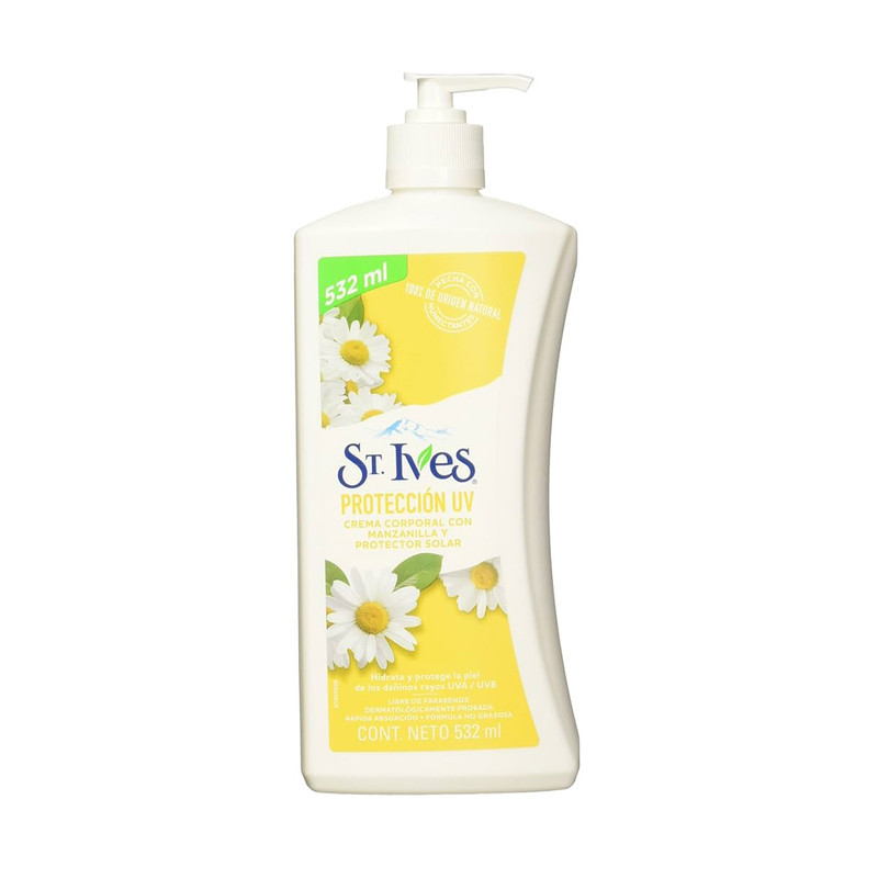 لوسیون بدن اس تی.ایوز مدل گل بابونه حجم 532 میلی لیتر