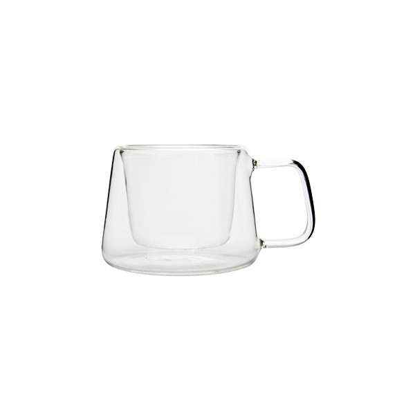 لیوان پروتی مدل پیرکس دو جداره کد 12476