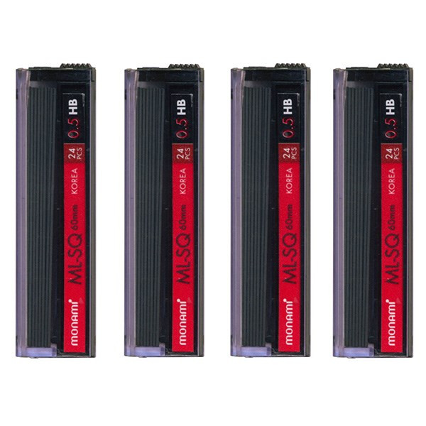 نوک مداد نوکی 0.5 میلیمتری مونامی مدل ML-SQ - بسته 4 عددی