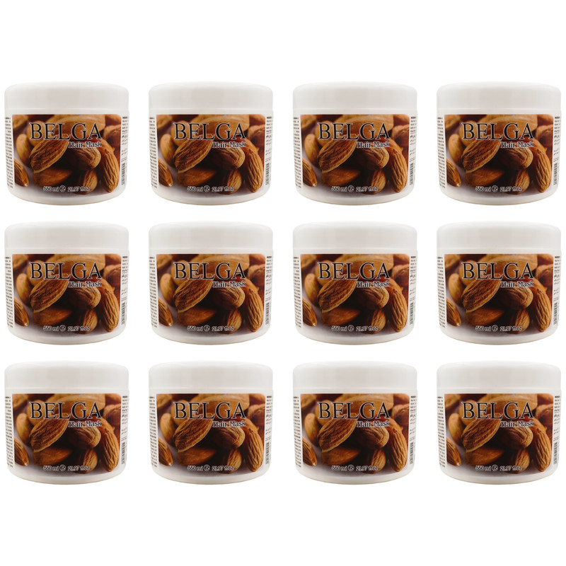 خرید و قیمت ماسک مو بلگا مدل Almond حجم 550 میلی لیتر مجموعه 12 عددی