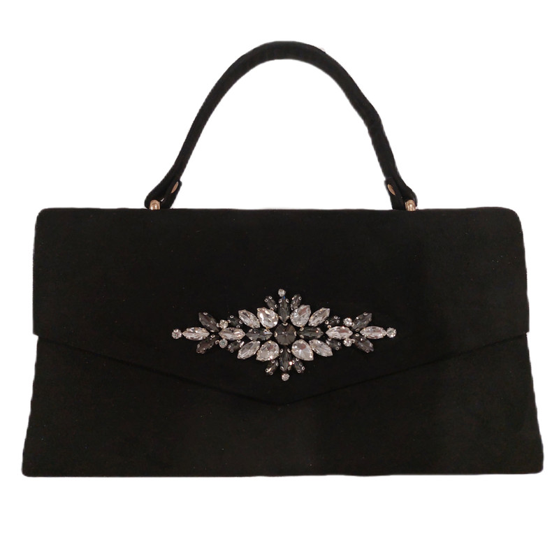 کیف مجلسی زنانه مدل جواهردوزی شده ارغوان