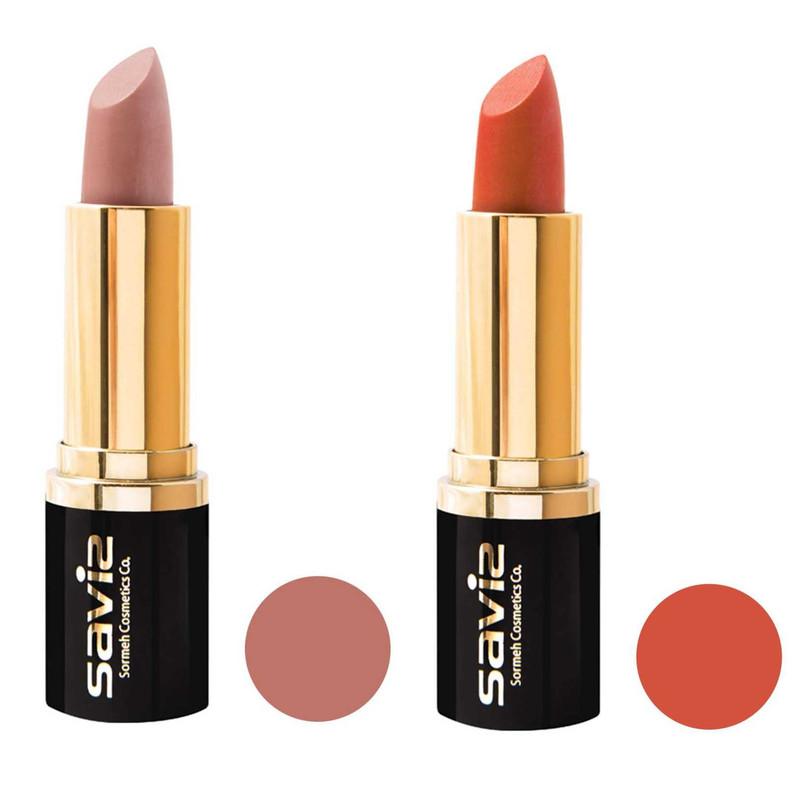 خرید و قیمت رژ لب جامد ساویز کد S13 S44 مجموعه 2 عددی