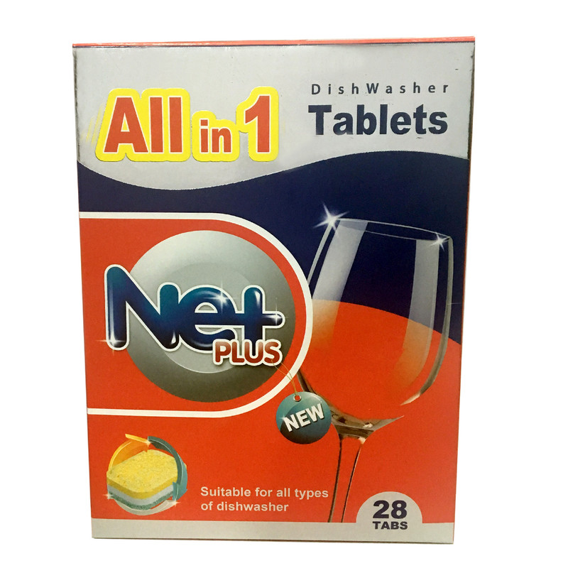 قرص ماشین ظرفشویی نت پلاس مدل 05 بسته 28 عددی
