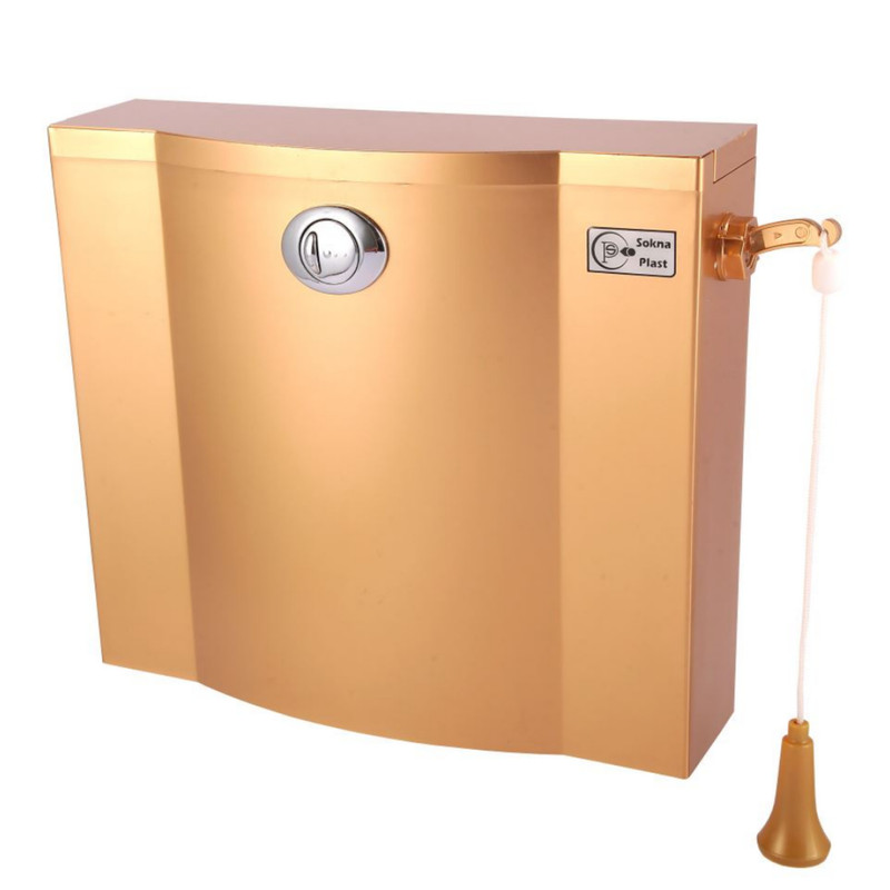 خرید و قیمت فلاش تانک سکناپلاست مدل آبریز دوزمانه رنگی