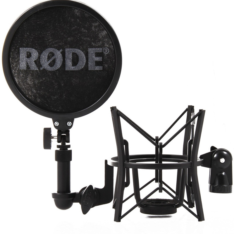 شوک مونت و پاپ فیلتر میکروفون رود مدل SM6