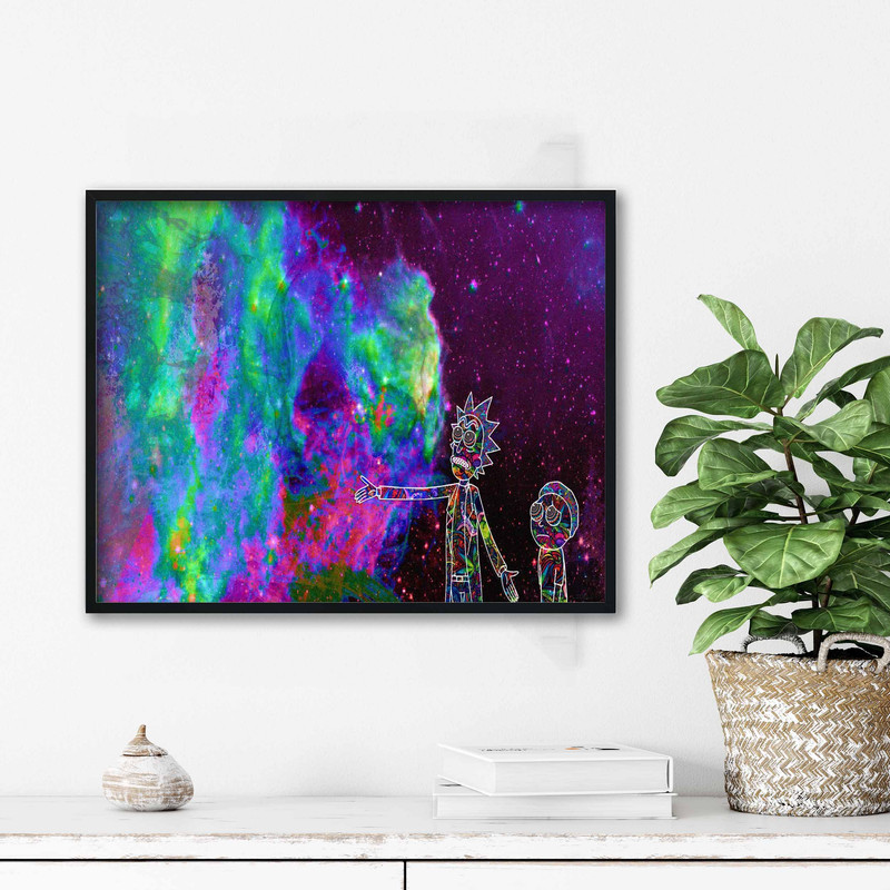 تابلو آتریسا طرح ریک اند مورتی مدل ATr072