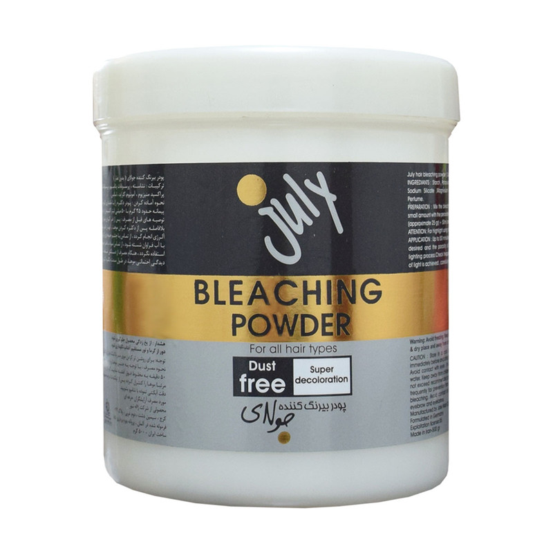 پودر بی رنگ کننده مو جولای مدل 01 وزن 500 گرم
