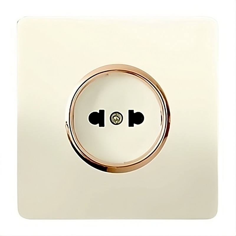 پریز برق آسیا مدل کریستال صدفی