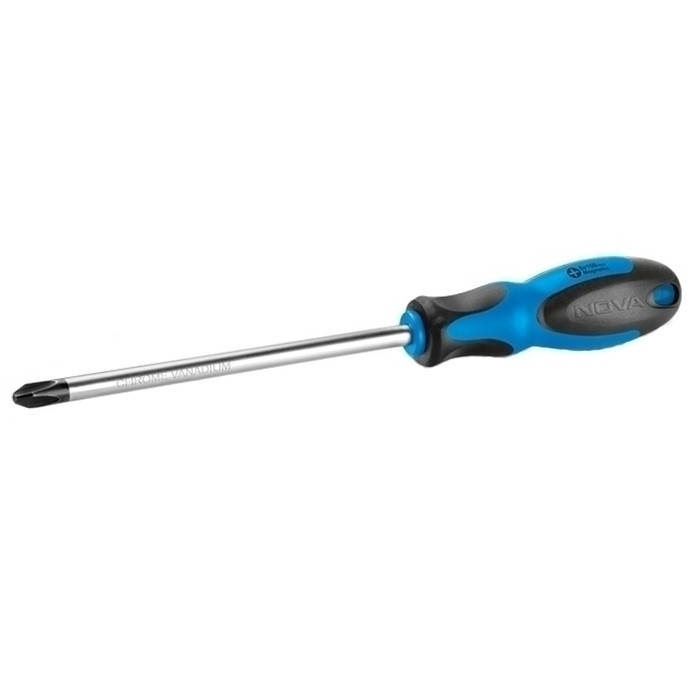 پیچ گوشتی چهارسو نووا مدل دسته پلاستیکی کد 1628