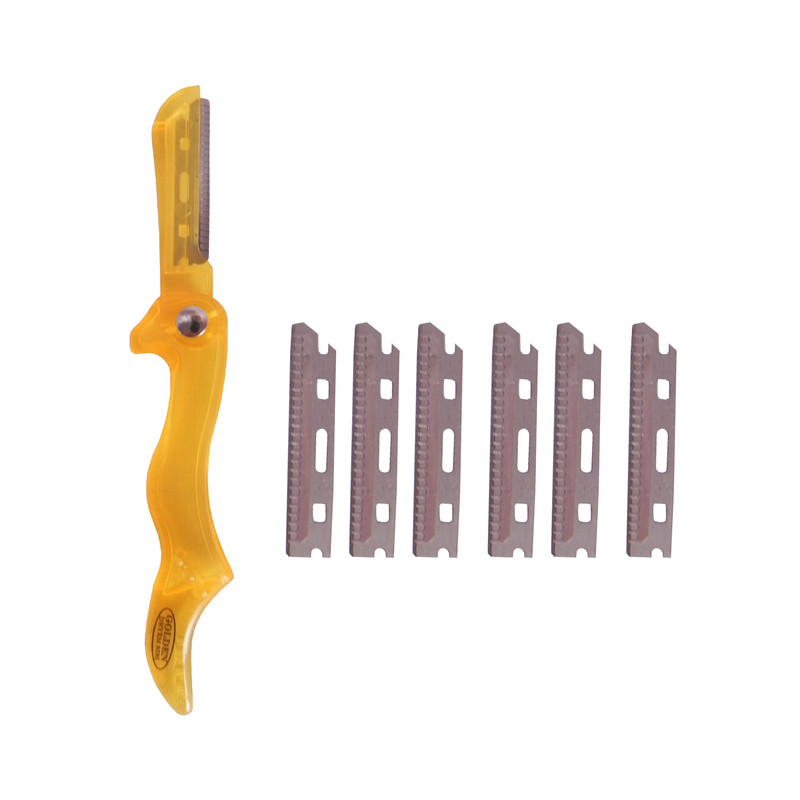 تیغ اصلاح ابرو کد 0053 به همراه تیغ یدک بسته 6 عددی