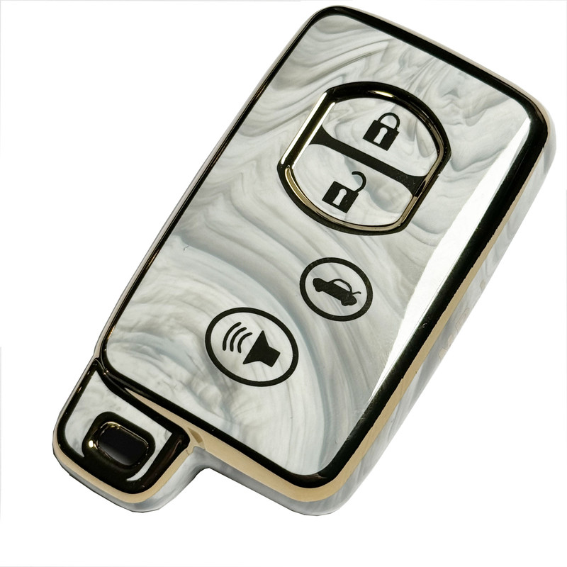 کاور ریموت و سوئیچ خودرو ام آر جی مدل 387 طرح سرامیکی مناسب برای تویوتا آریون