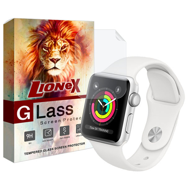 محافظ صفحه نمایش نانو لایونکس مدل MTBWL مناسب برای اپل واچ Series 3 42 میلی متری