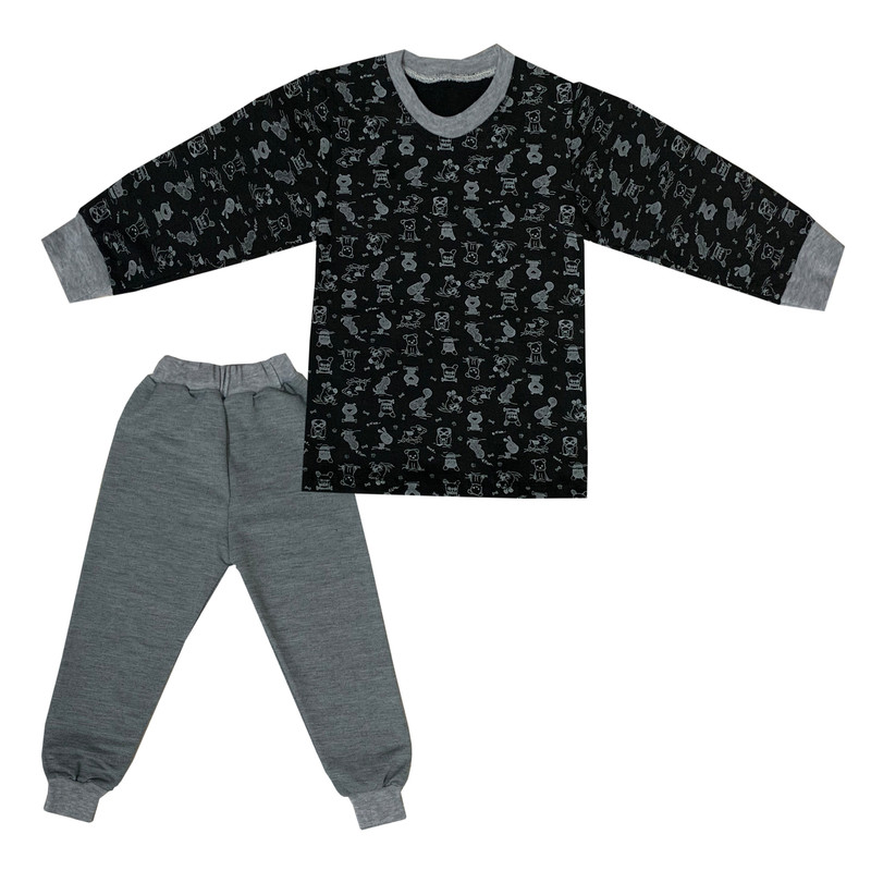 ست تی شرت و شلوار بچگانه تروسکان مدل 1001