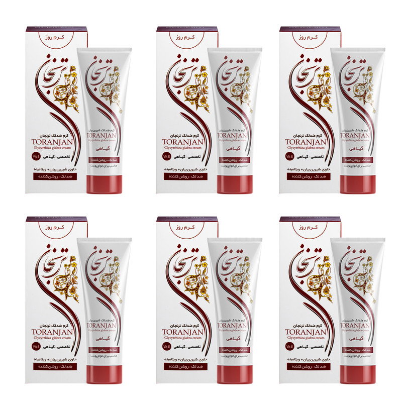 خرید و قیمت کرم ضد لک ترنجان مدل Glycyrrhiza Glabra حجم 50 میلی لیتر بسته 6 عددی