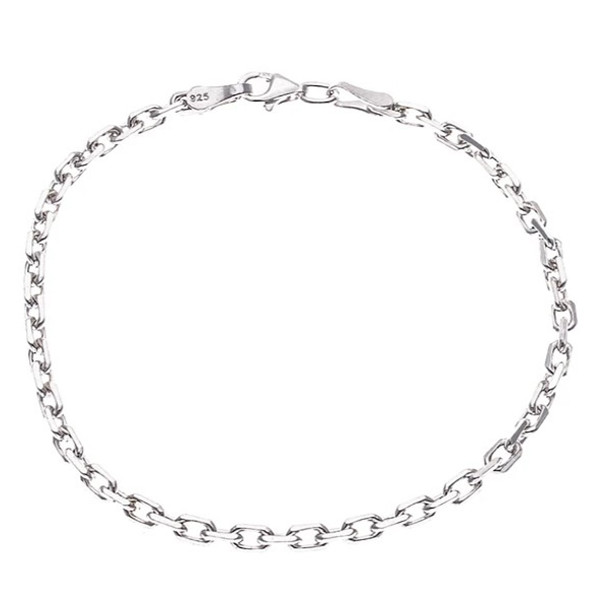 خرید و قیمت دستبند نقره مردانه گیرا مدل G182