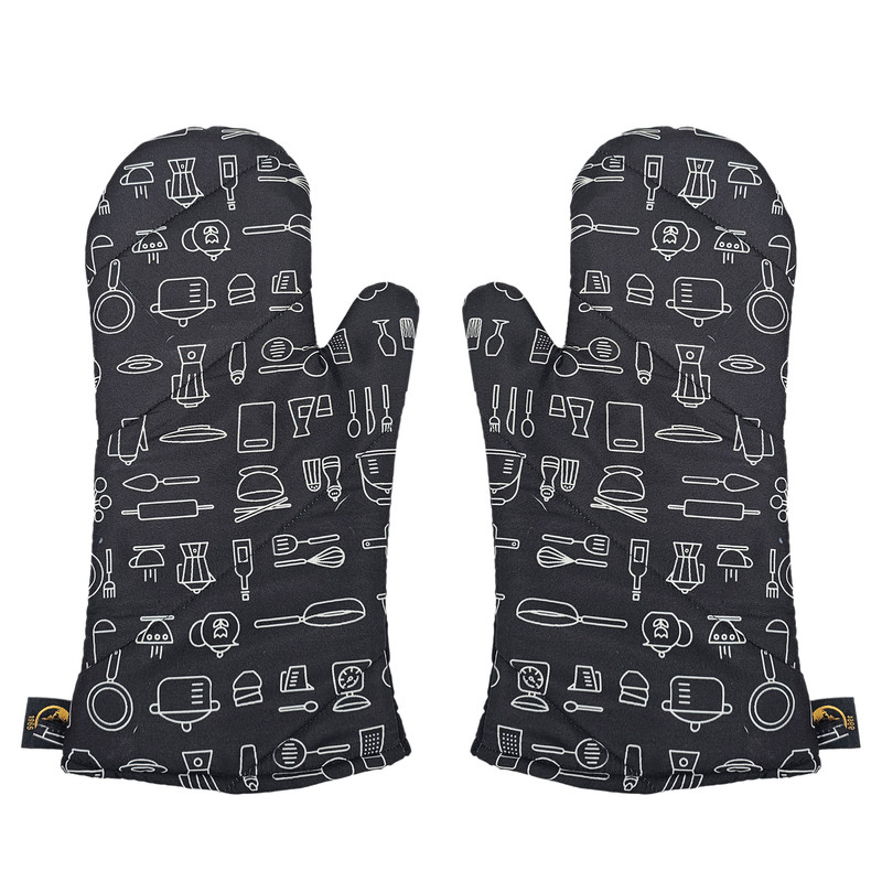 دستکش فر سیی مدل آشپزخانه کد 1223.33 بسته 2 عددی