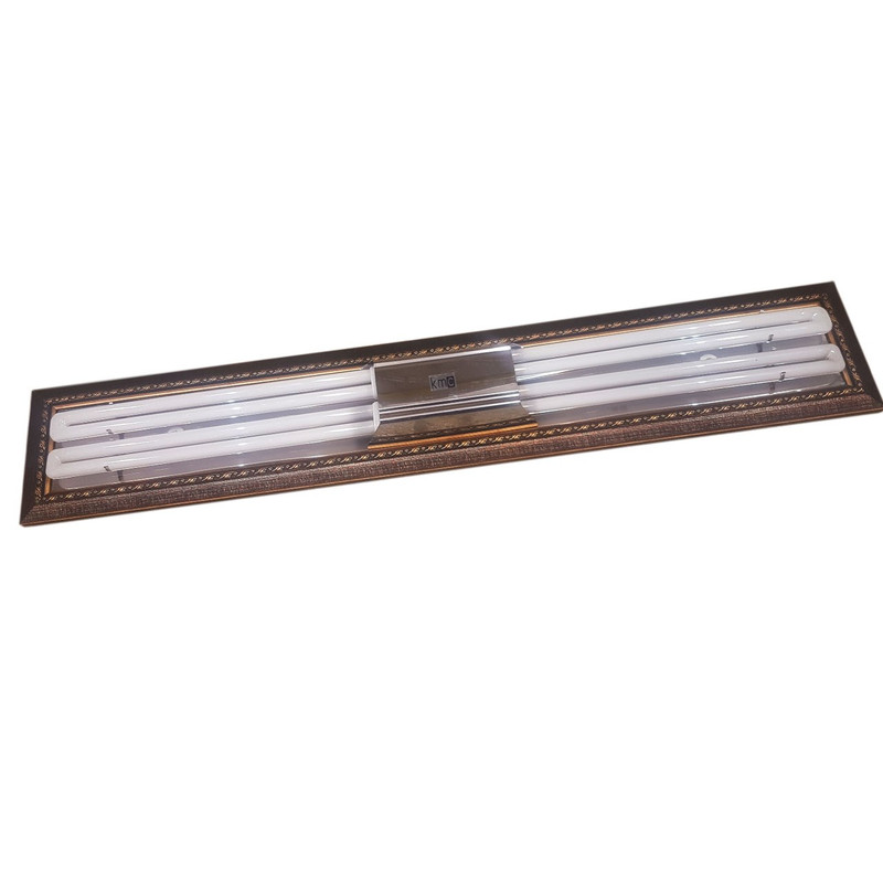 قاب مهتابی4x36 وات کی ام سی مدل قهوه ای پایه 2G11با 4 عددلامپ