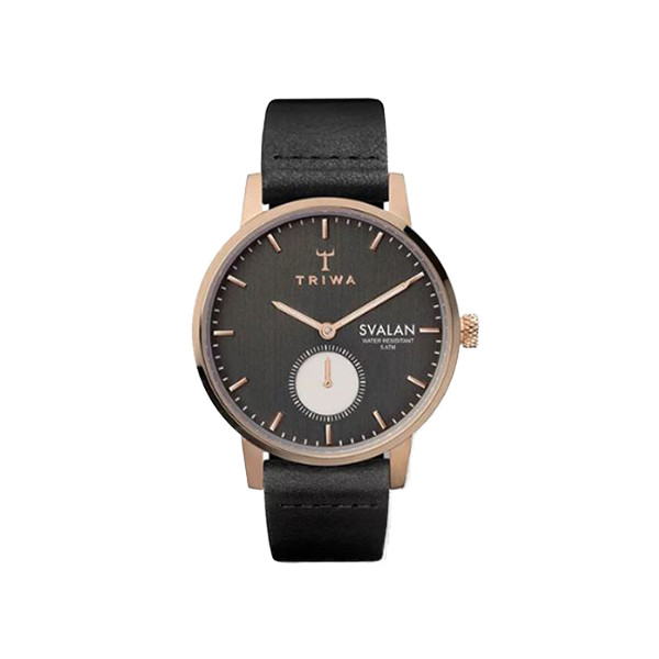 ساعت مچی عقربه ای زنانه تریوا مدل Noir Svalan