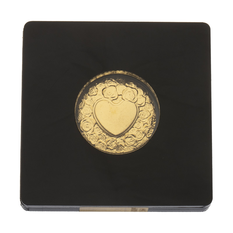 خرید و قیمت شمش طلای 24 عیار نقش برجسته طرح شادی