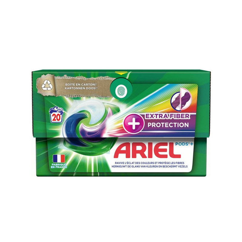 قرص ماشین لباسشویی آریل مدل Extra Fiber Protection بسته 20 عددی