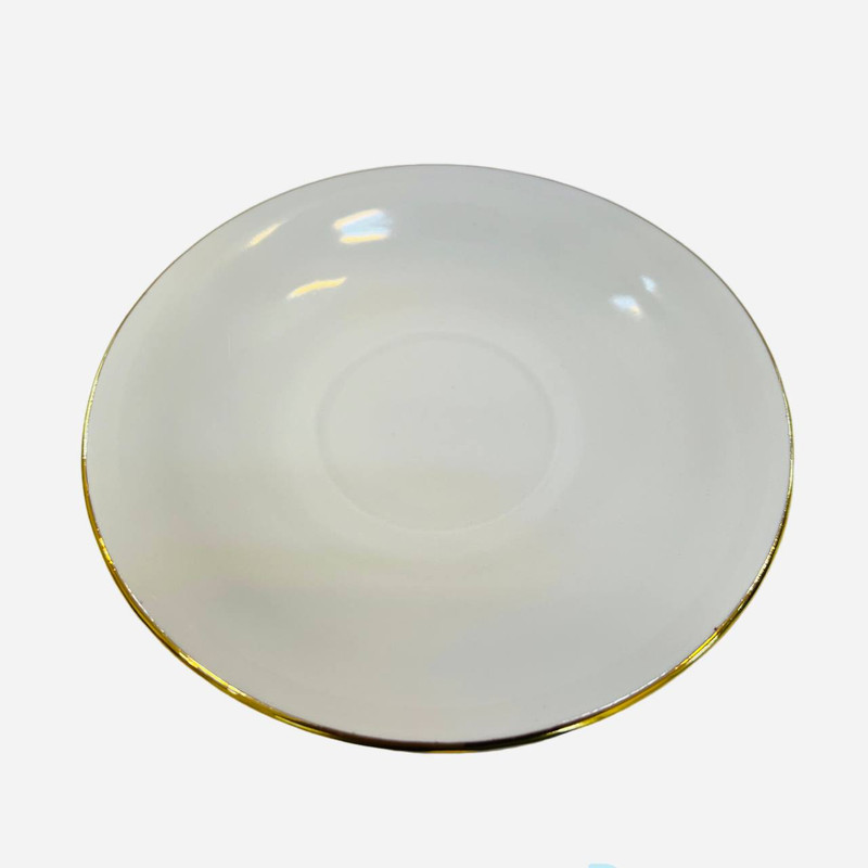 نعلبکی مقصود مدل کلاسیک لب طلا مجموعه شش عددی